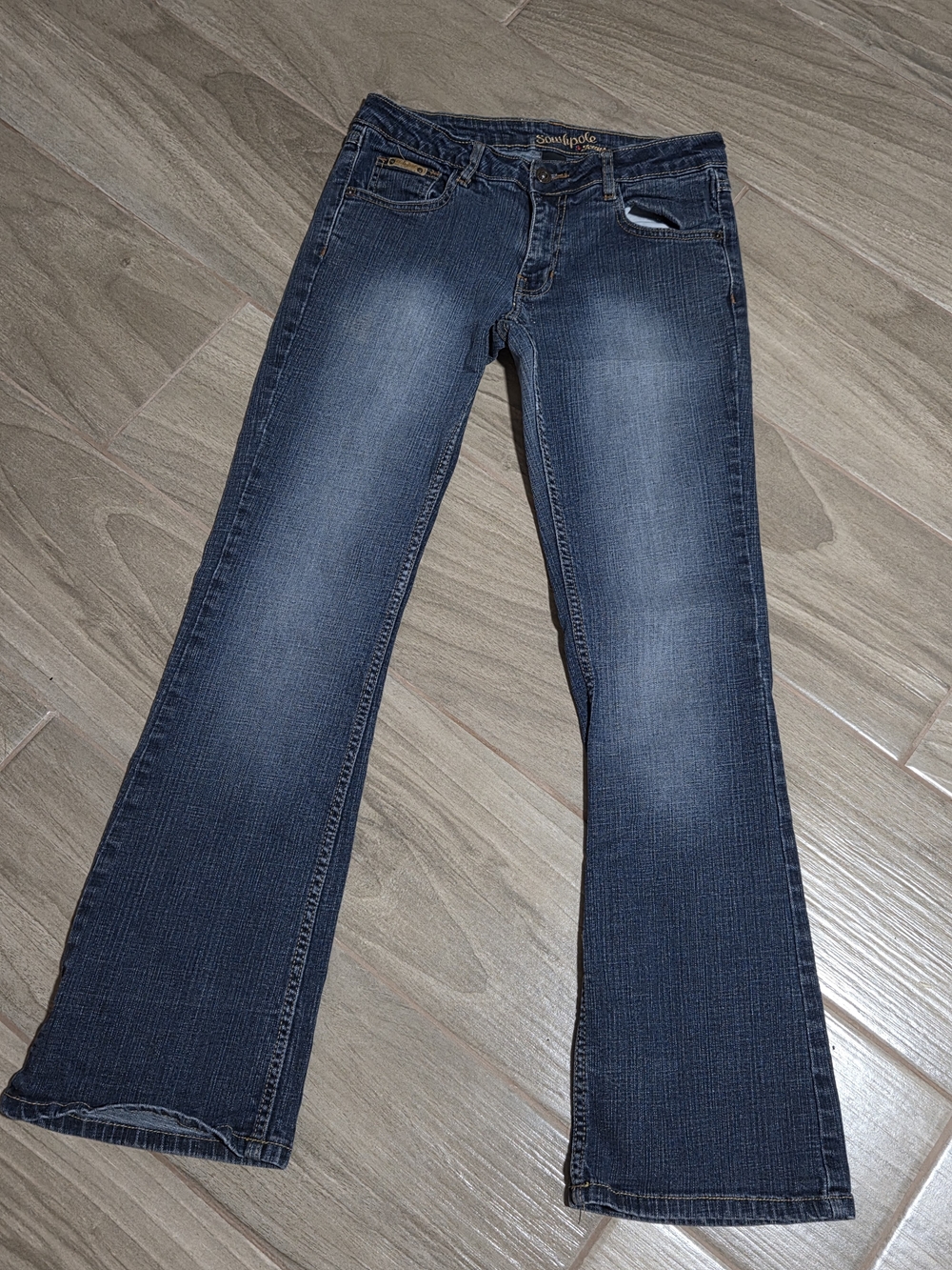 SOUTH POLE Flare Jeans - Dark Blue